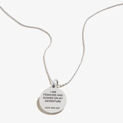 Compass Charm Necklace -Alex And Ani Bracelets Shop Compass Charm Necklace Expandable IV Silver Back A21ENCMPSRS