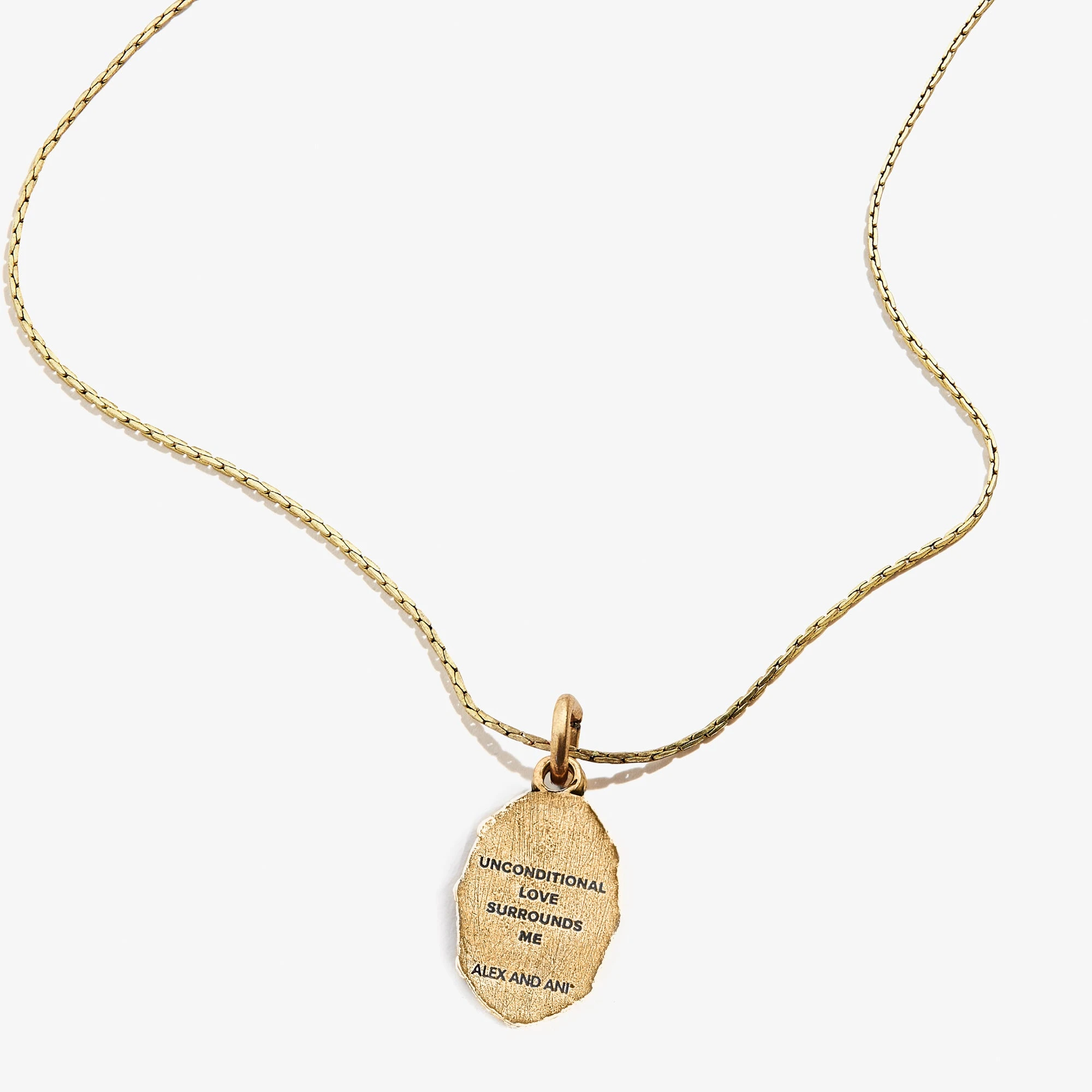 Cross Embossed Charm Necklace 6 Cross Embossed Charm Necklace - Image 4