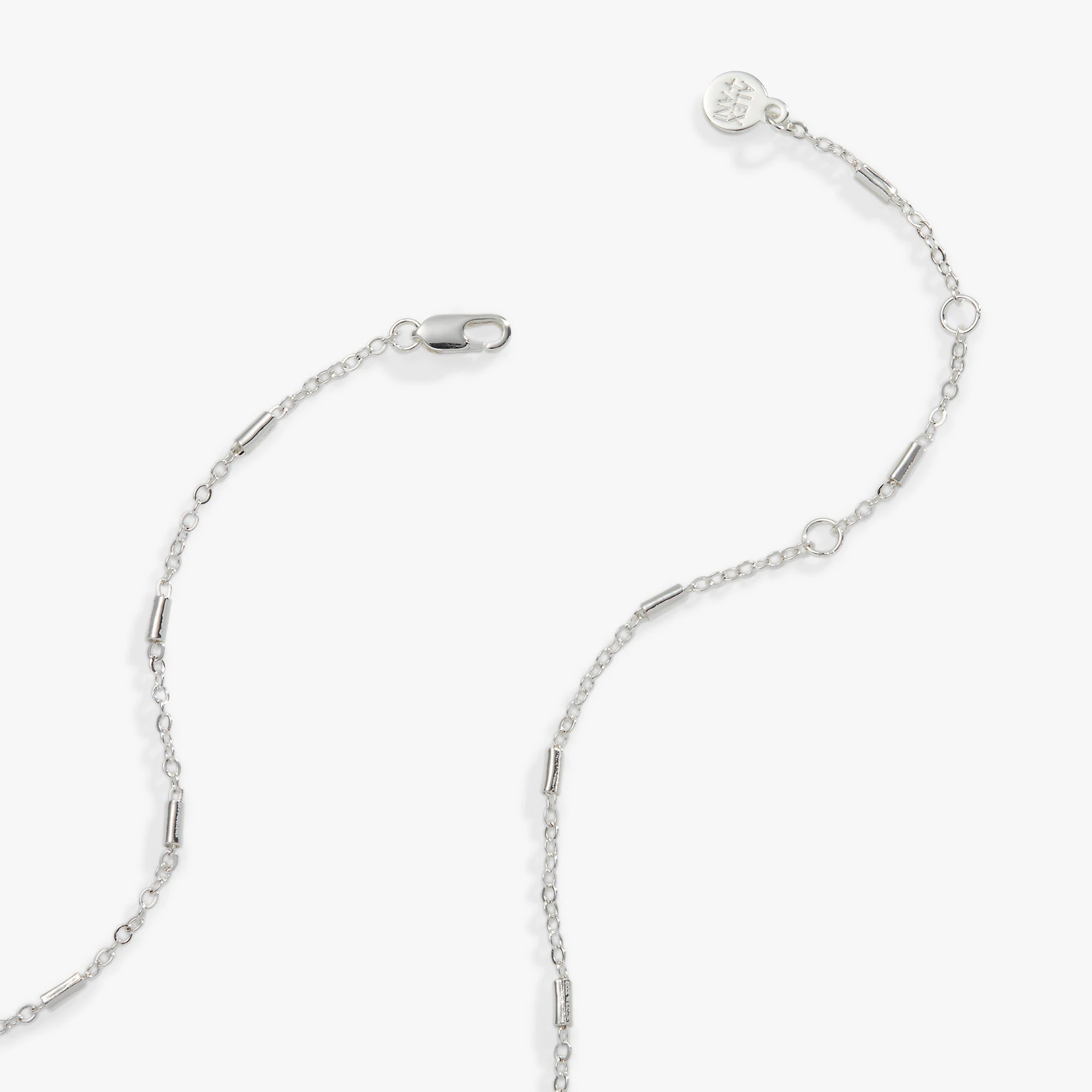 Crystal Bezel Adjustable Chain Necklace 6 Crystal Bezel Adjustable Chain Necklace - Image 4