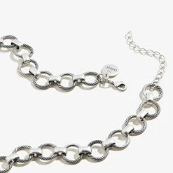 Engravable Square Charm Chunky Chain Necklace, 20'' 12 Engravable Square Charm Chunky Chain Necklace, 20'' -Alex And Ani Bracelets Shop EN21ENCHNRS BACK