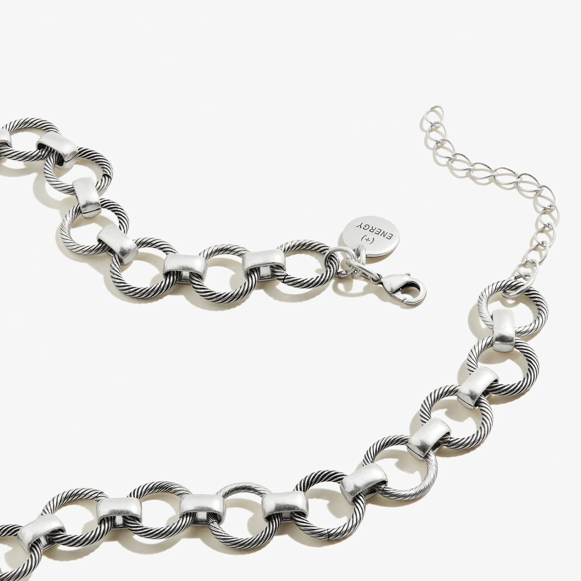 Engravable Square Charm Chunky Chain Necklace, 20'' 5 Engravable Square Charm Chunky Chain Necklace, 20'' - Image 3