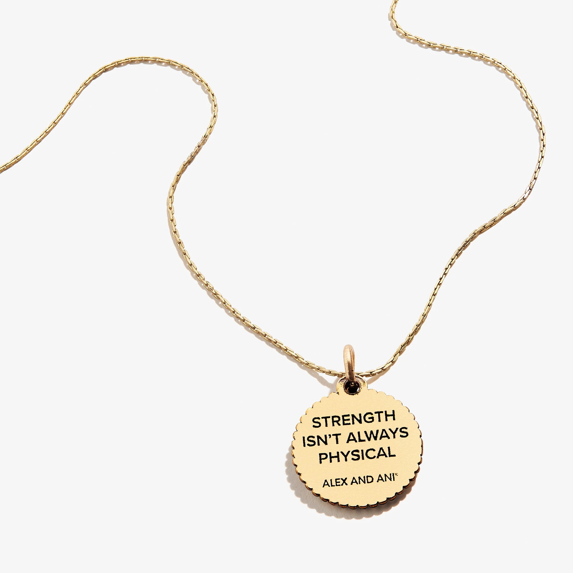 Elephant Embossed Charm Necklace 8 Elephant Embossed Charm Necklace - Image 6