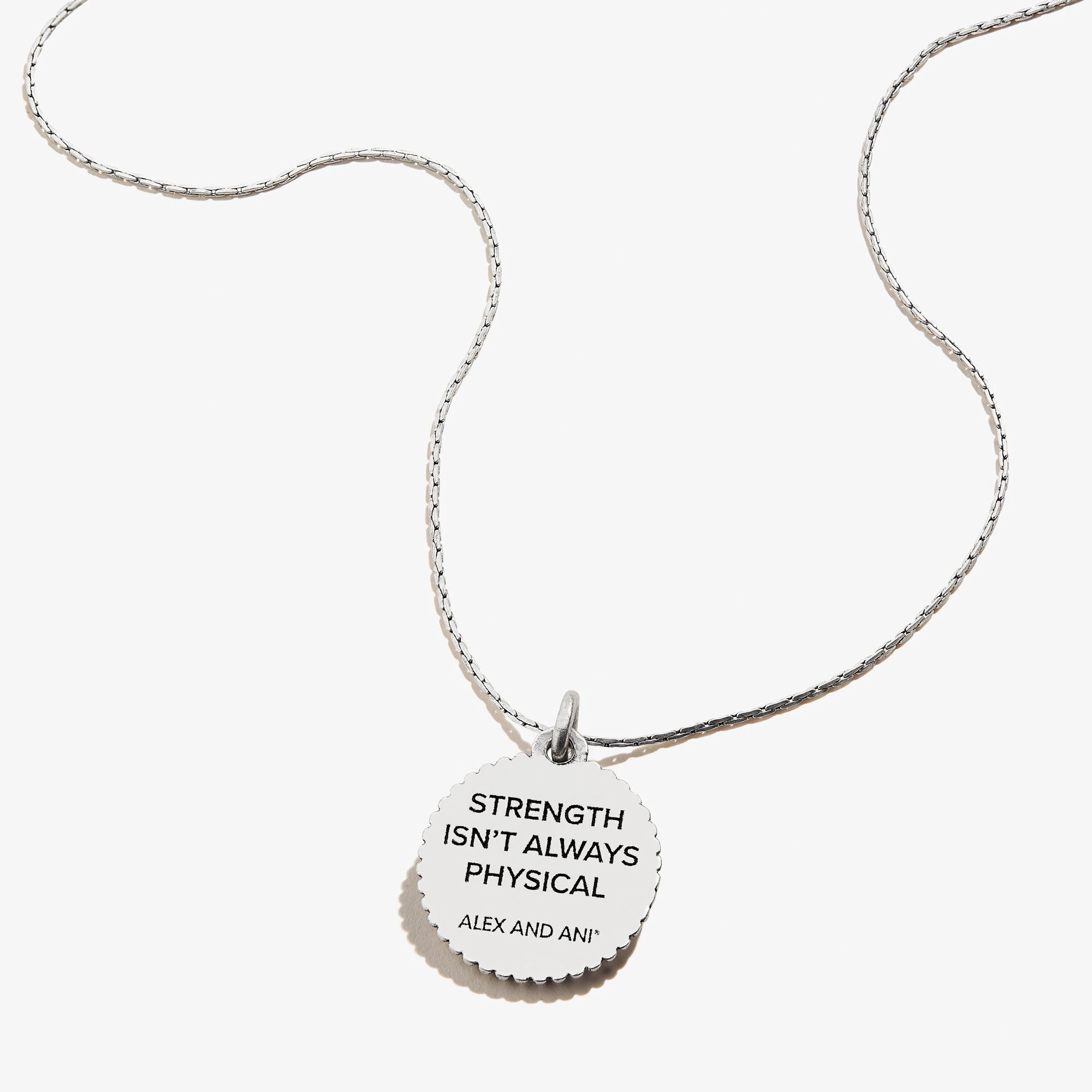 Elephant Embossed Charm Necklace 5 Elephant Embossed Charm Necklace - Image 3