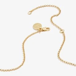 Engravable Heart Charm Necklace, 21'' 19 Engravable Heart Charm Necklace, 21'' -Alex And Ani Bracelets Shop Engravable Heart Charm Necklace Shiny Gold Back EN21ENHRTSG
