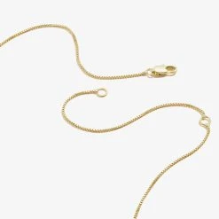 Engravable Slider Tag Necklace, 21'' -Alex And Ani Bracelets Shop Engravable Slider Tag Necklace Shiny Gold Back EN21ENSLIDSG