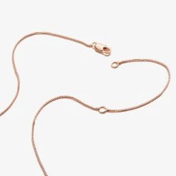 Engravable Slider Tag Necklace, 21'' -Alex And Ani Bracelets Shop Engravable Slider Tag Necklace Shiny Rose Gold Back EN21ENSLIDSR