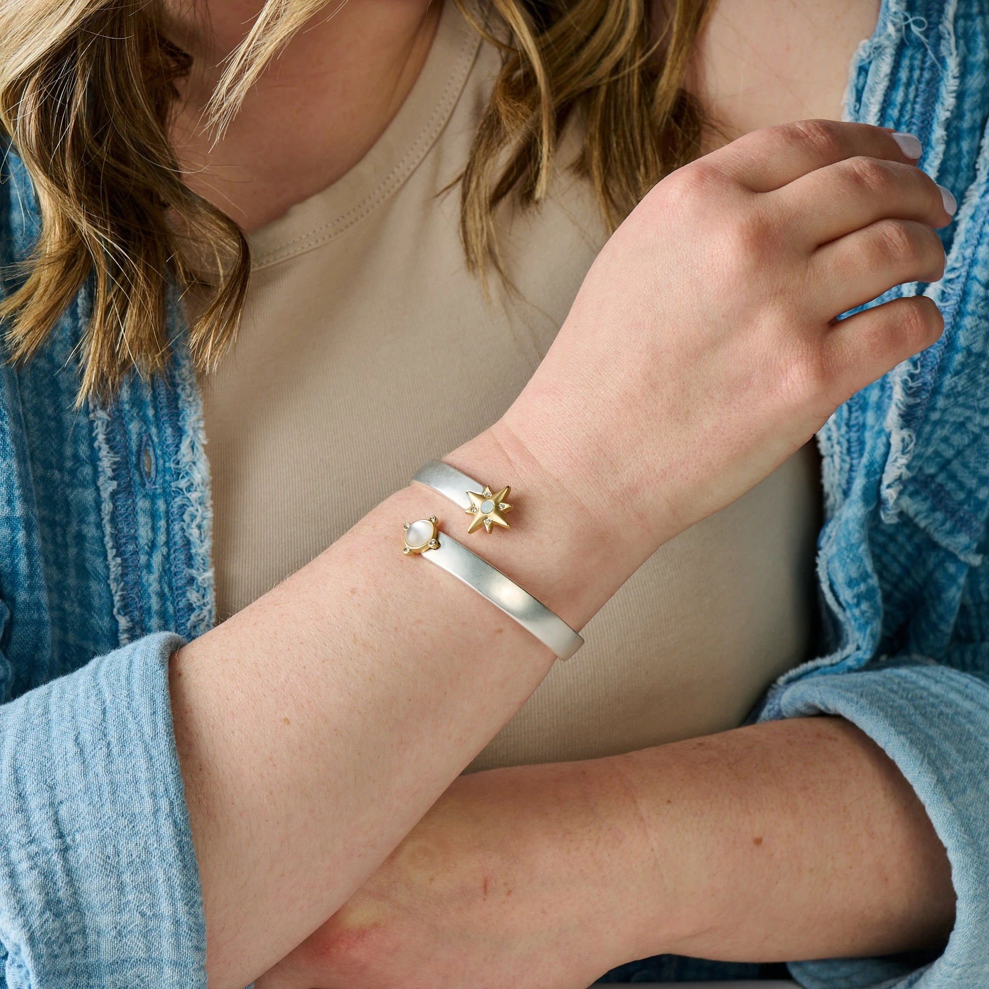 Festival Celestial Hinge Bracelet 4 Festival Celestial Hinge Bracelet - Image 2