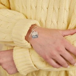 'Forty & Fierce' Charm Bangle -Alex And Ani Bracelets Shop Forty Fierce Charm Bangle Silver Model A21EB40SS