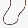 Everyday French Rope Chain Necklace 1 Everyday French Rope Chain Necklace -Alex And Ani Bracelets Shop French Rope Chain Necklace front AA737223SC