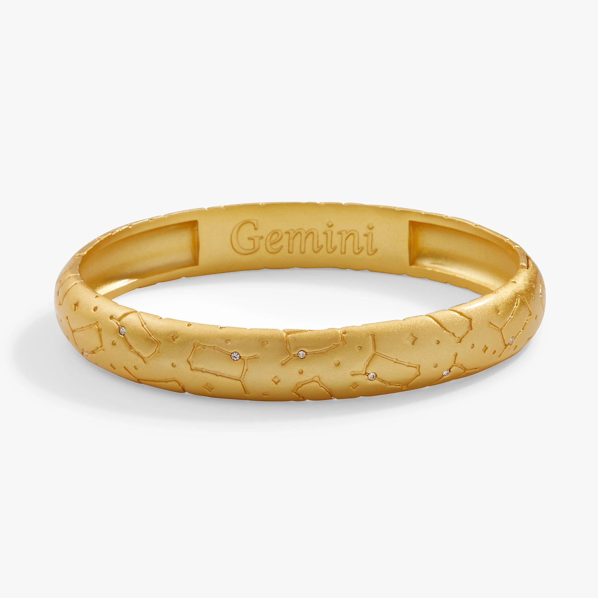 Gemini Zodiac Hinge Bangle 4 Gemini Zodiac Hinge Bangle - Image 2