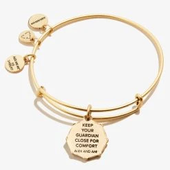 Guardian Angel Wings Charm Bangle -Alex And Ani Bracelets Shop Guardian Angel Wings Charm Bangle Gold Back A21EBGARG