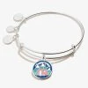 'Happy Camper' Charm Bangle -Alex And Ani Bracelets Shop Happy Camper Charm Bangle Silver Front A21EBWND2SS