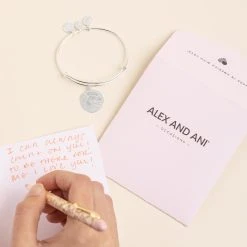 'Happy Retirement' Charm Bangle -Alex And Ani Bracelets Shop Happy Retirement Charm Bangle Silver Writing A21EBRETSS