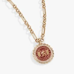 Harry Potter™ Gryffindor House Engravable Pendant Necklace, Adjustable