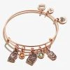 Harry Potter™ Hermione Multi-Charm Bangle 1 Harry Potter™ Hermione Multi-Charm Bangle -Alex And Ani Bracelets Shop Harry Potter Hermione Multi Charm Bangle RoseGold Front AS21EBHERMRAR