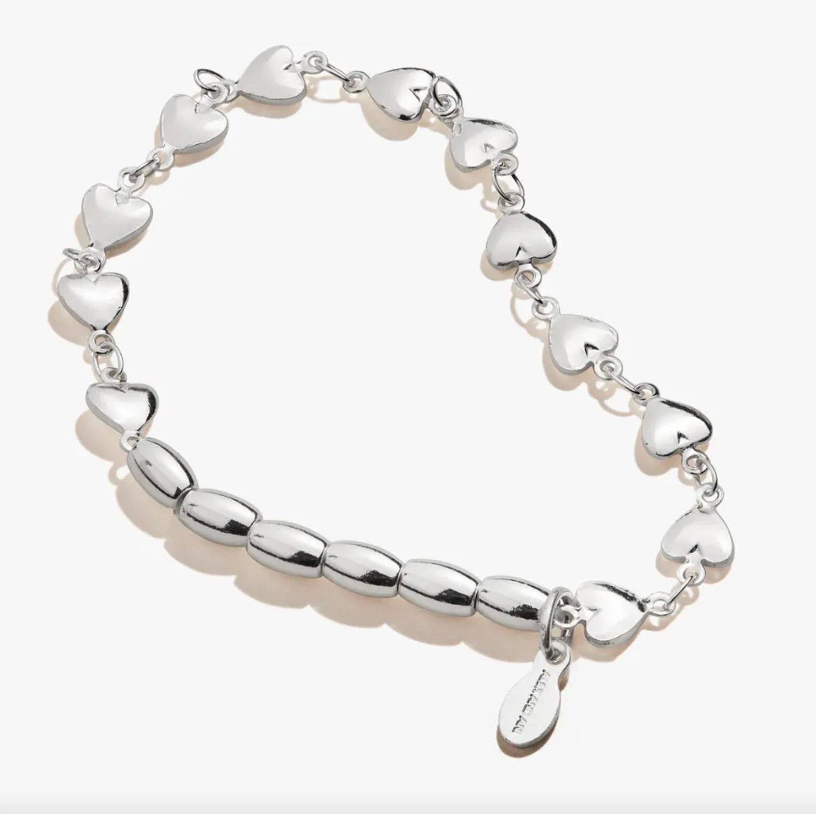 Heart Beads Stretch Bracelet 3 Heart Beads Stretch Bracelet