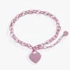 Heart Charm Double Paperclip Chain Bracelet -Alex And Ani Bracelets Shop Heart Double Paperclip Chain Bracelet AA784523SP