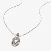Heart Embossed Charm Necklace -Alex And Ani Bracelets Shop Heart Embossed Charm Necklace Silver Front A21ENLOVERS
