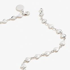 Heart Chain Necklace 11 Heart Chain Necklace -Alex And Ani Bracelets Shop Heart Necklace 18 Silver Back A20ENVDAY07SS