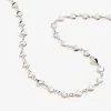 Heart Chain Necklace 2 Heart Chain Necklace -Alex And Ani Bracelets Shop Heart Necklace 18 Silver Front A20ENVDAY07SS