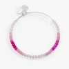Ombre Faceted Stone Beaded Charm Bangle, Pink 1 Ombre Faceted Stone Beaded Charm Bangle, Pink -Alex And Ani Bracelets Shop Ombre Faceted Stone Beaded Charm Bangle Pink AA7707223SS