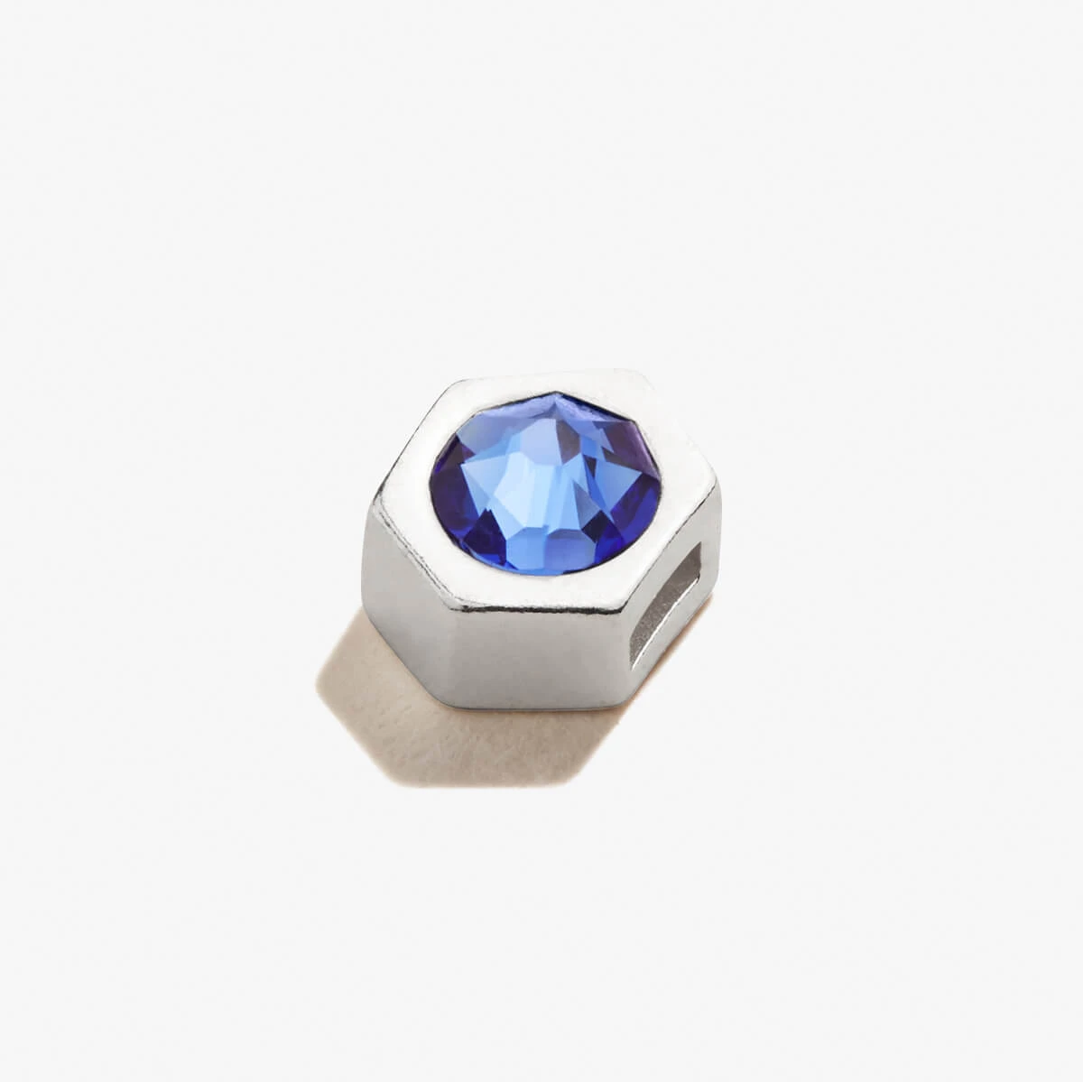 Sapphire Birthstone Slider Charm, September 3 Sapphire Birthstone Slider Charm, September