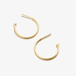 Medium Hoop Earrings 8 Medium Hoop Earrings -Alex And Ani Bracelets Shop PC21EH03G FRONT