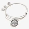 Seashell Charm Bangle -Alex And Ani Bracelets Shop Seashell Charm Bangle II Silver Front A21EBSSRS
