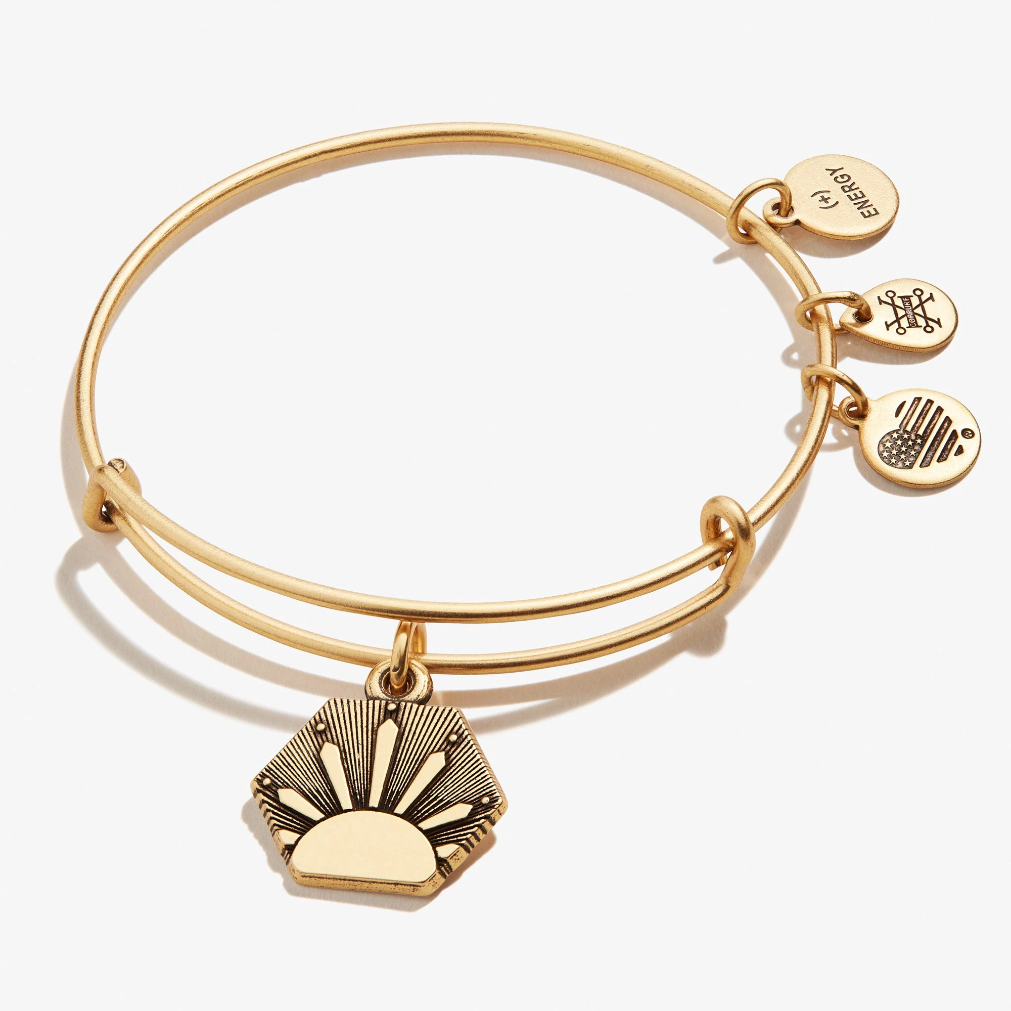 Sun Charm Bangle Bracelet 6 Sun Charm Bangle Bracelet - Image 4