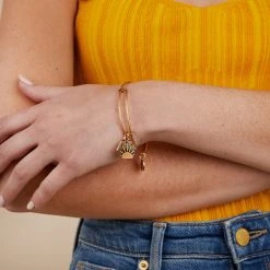 Sun Charm Bangle Bracelet 13 Sun Charm Bangle Bracelet -Alex And Ani Bracelets Shop Sun Charm Bangle II Gold Model A21EBSUNRG