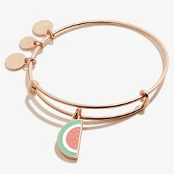 Watermelon Charm Bangle