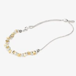 Moon + Star Charm Anklet