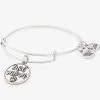 Dog Mom Charm Bangle 2 Dog Mom Charm Bangle -Alex And Ani Bracelets Shop a19ebdog01ttrs front