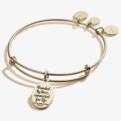 Mom Charm Bangle Bracelet, 'Bonded By Love' 12 Mom Charm Bangle Bracelet, 'Bonded By Love' -Alex And Ani Bracelets Shop a20bily03sag back v2