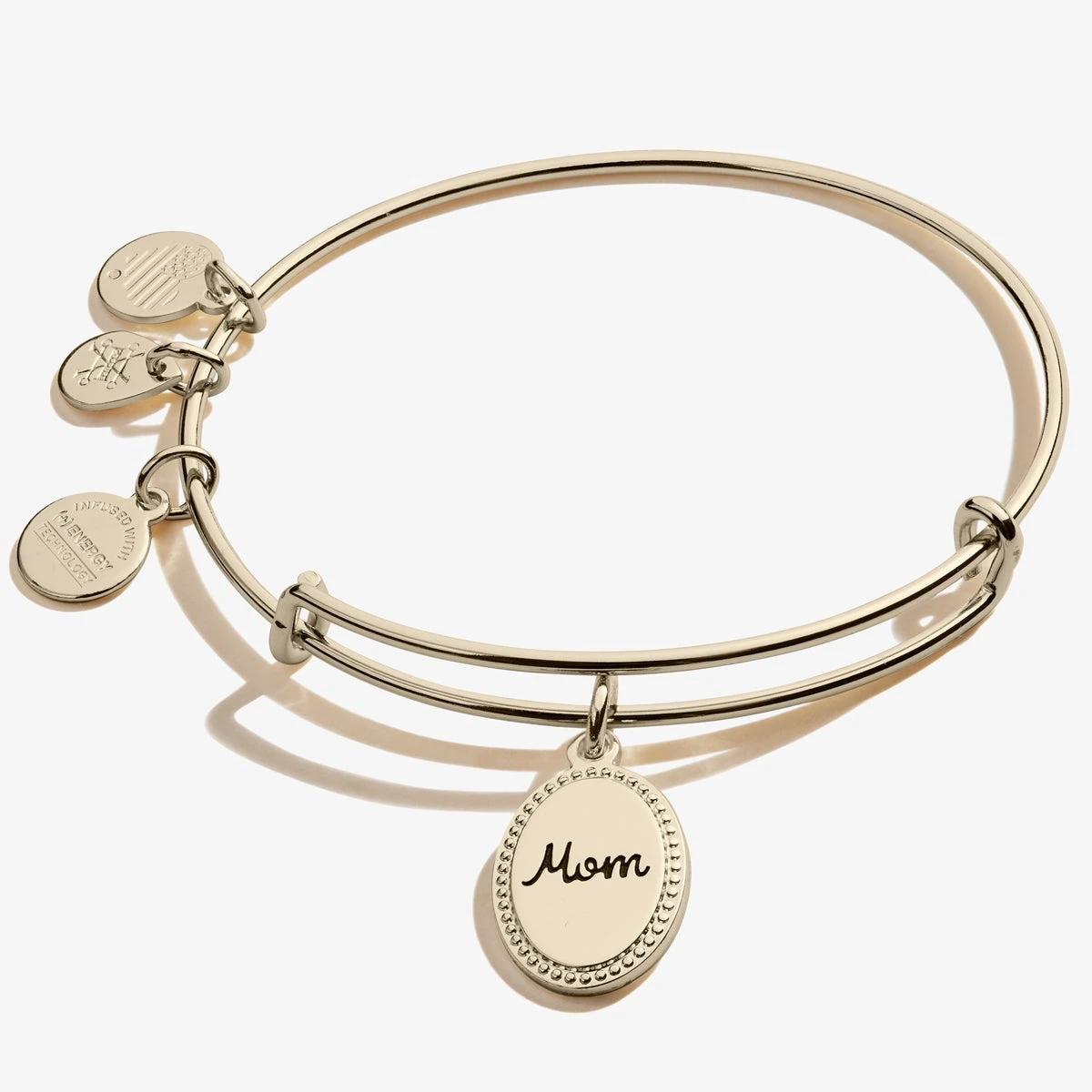 Mom Charm Bangle Bracelet, 'Bonded By Love' 6 Mom Charm Bangle Bracelet, 'Bonded By Love' - Image 4