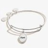 Mom Charm Bangle Bracelet, 'Bonded By Love' 2 Mom Charm Bangle Bracelet, 'Bonded By Love' -Alex And Ani Bracelets Shop a20bily03sas front