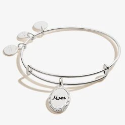 Alex And Ani Bracelets Shop 28 Mom Charm Bangle Bracelet, 'Bonded By Love'