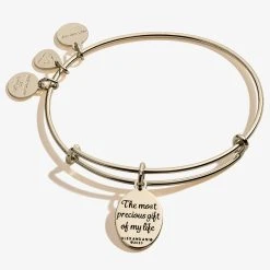 Daughter, 'Most Precious Gift' Charm Bangle -Alex And Ani Bracelets Shop a20bily04sag back v2