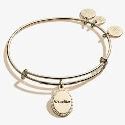 Daughter, 'Most Precious Gift' Charm Bangle -Alex And Ani Bracelets Shop a20bily04sag front v2