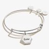 Sister, 'Woven Together' Charm Bangle 1 Sister, 'Woven Together' Charm Bangle -Alex And Ani Bracelets Shop a20bily05sas front