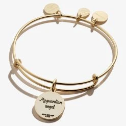 Godmother, 'My Guardian Angel' Charm Bangle 11 Godmother, 'My Guardian Angel' Charm Bangle -Alex And Ani Bracelets Shop a20bily10sag back