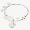Wildflower Charm Bangle -Alex And Ani Bracelets Shop a20ebsp04ss front v2