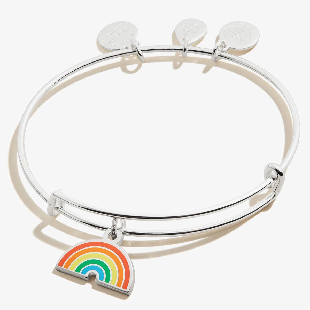 Rainbow Charm Bangle 3 Rainbow Charm Bangle