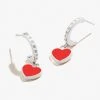 Heart Hoop Earrings -Alex And Ani Bracelets Shop a20evday03s front
