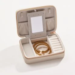 Symbols Travel Jewelry Case -Alex And Ani Bracelets Shop alex and ani symbols travel jewelry case medium alt3 AABOX22LGW