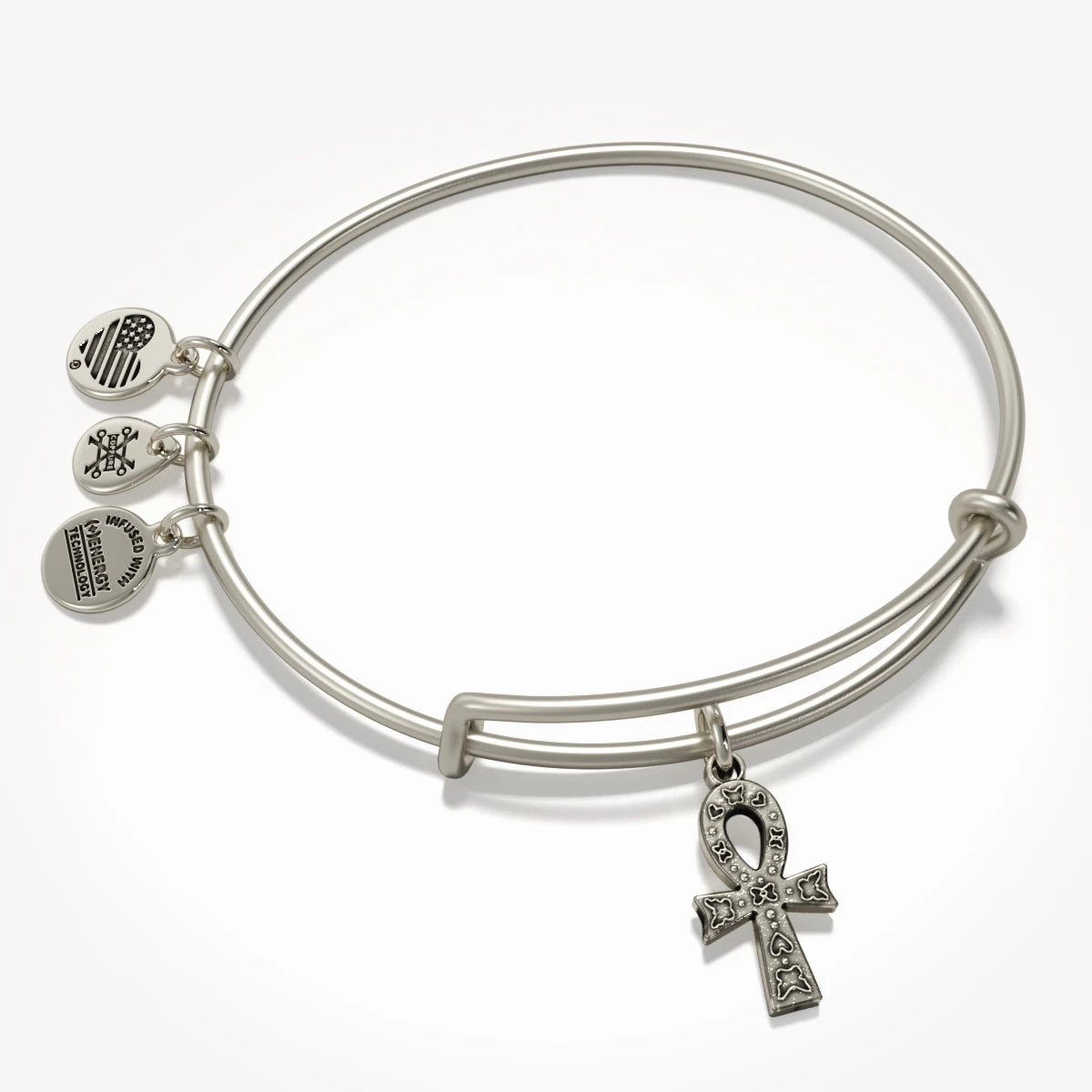 Ankh Charm Bangle Bracelet 3 Ankh Charm Bangle Bracelet