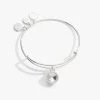 April Birthstone Charm Bangle, Clear Crystal 1 April Birthstone Charm Bangle, Clear Crystal -Alex And Ani Bracelets Shop april birthstone charm bangle bracelet clear crystal front A21EBBIR4SS
