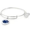 Pennsylvania State University Logo Charm Bangle -Alex And Ani Bracelets Shop as18col06ss front