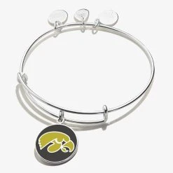 University Of Iowa Logo Charm Bangle