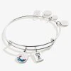 Team USA Swimming Duo Charm Bangle -Alex And Ani Bracelets Shop as20ebus06ss front v2